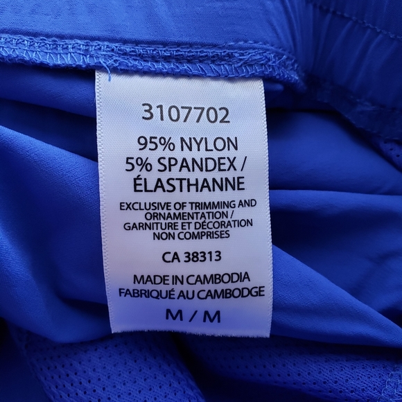 NWT Tuff Athletics Blue Shorts Size M - Picture 4 of 4